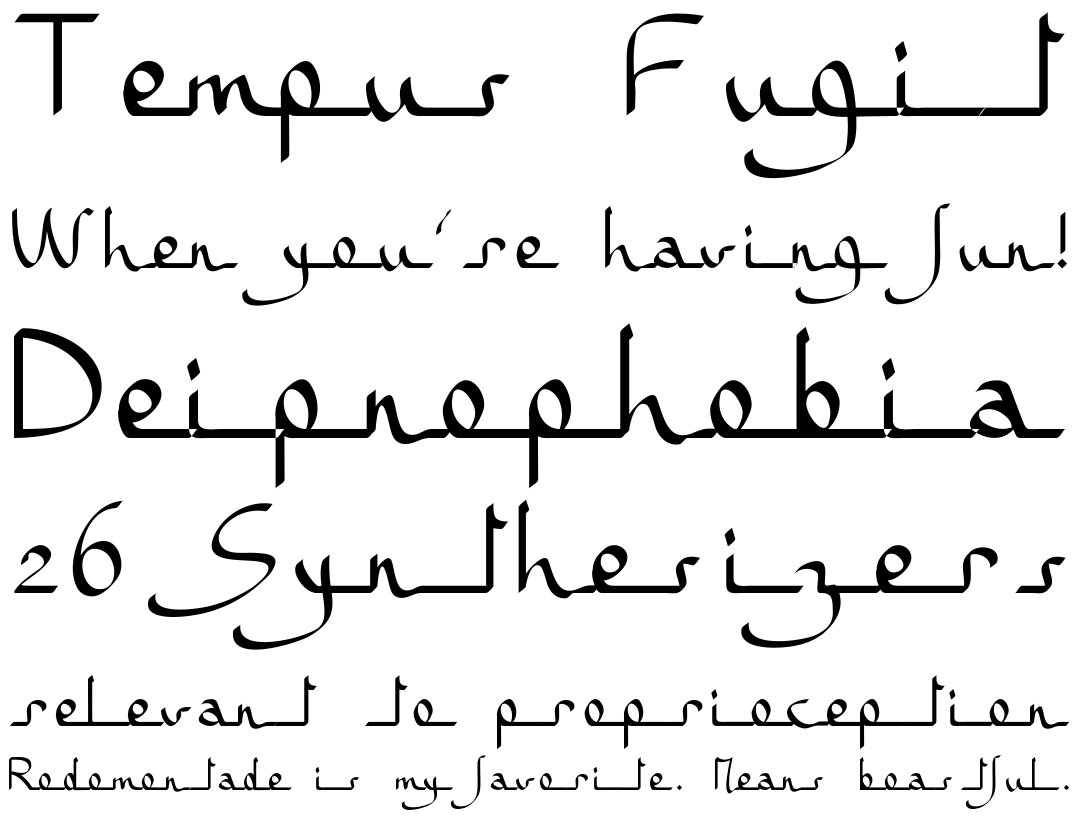 フォント Bousni Ronde